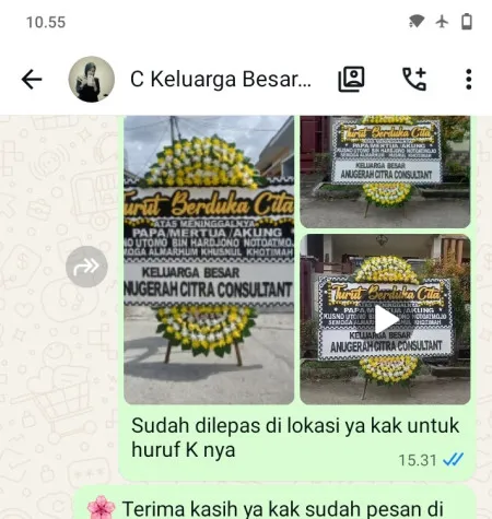Pengiriman Papan Bunga Duka Majalengka