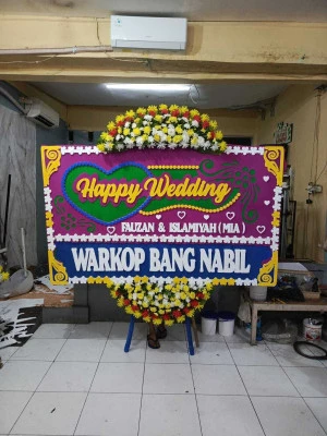 Papan Bunga di Majalengka