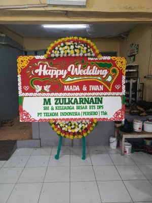 Papan Bunga di Majalengka