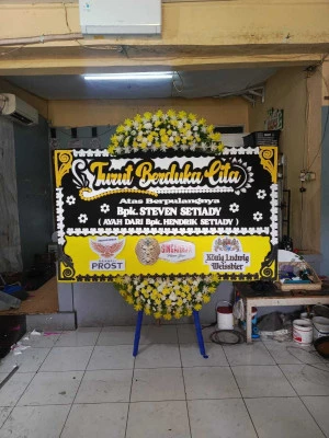 Papan Bunga di Majalengka