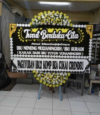 Papan Bunga di Majalengka
